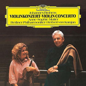 Brahms / Mutter / Berliner Philharmoniker / Karaja: Violin Concerto in D Op 77 (Vinyl LP)