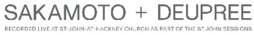 Sakamoto, Ryuichi & Deupree, Taylor: Live in London (Vinyl LP)