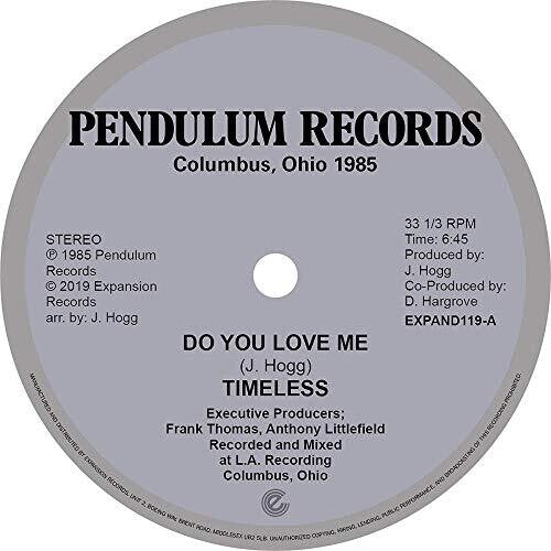Timeless Legend: Do You Love Me / You're The One (12-Inch Single)