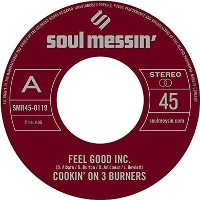 Cookin' on 3 Burners: Feel Good Inc. / Cars (7-Inch Single)