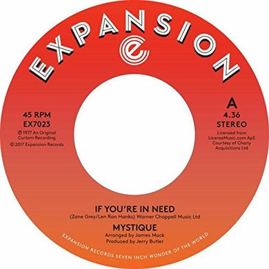 Mystique: If You're In Need / Spoiled Like A Baby (7-Inch Single)