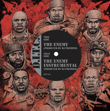 D.I.T.C.: The Enemy Produced By Dj Premier / Instrumental (7-Inch Single)