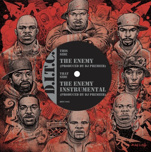D.I.T.C.: The Enemy Produced By Dj Premier / Instrumental (7-Inch Single)