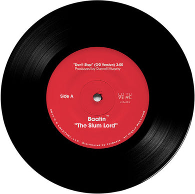 Baatin: Don't Stop / Don't Stop (Dakim Remix) (7-Inch Single)