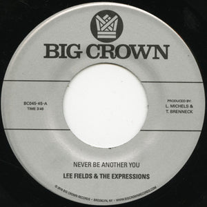 Fields, Lee: Never Be Another You / Lover (7-Inch Single)