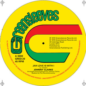 Johnny Clarke: Jah Love Is With I / Bad Days Are Going (12-Inch Single)