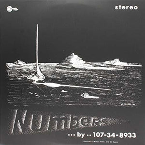 107-34-8933 (Raicevic, Nik Pascal): Numbers (Vinyl LP)