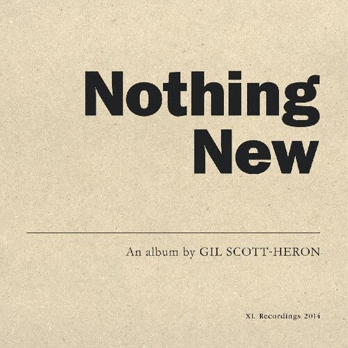 Scott-Heron, Gil: Nothing New (Vinyl LP)