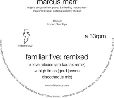 Marr, Marcus: Familiar Five: Remixed (Vinyl LP)