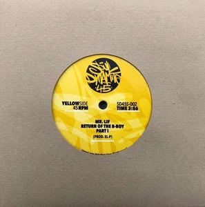 Mr. Lif: Return of the B-Boy Part 1 & Part 2 (7-Inch Single)