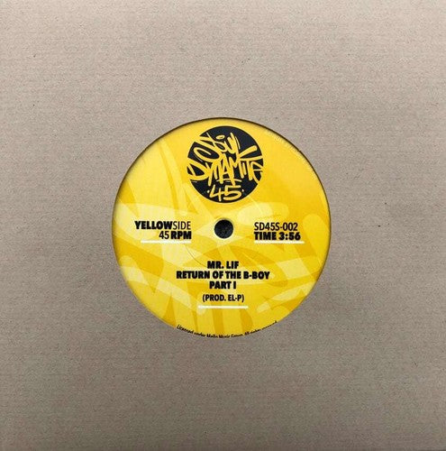 Mr. Lif: Return of the B-Boy Part 1 & Part 2 (7-Inch Single)