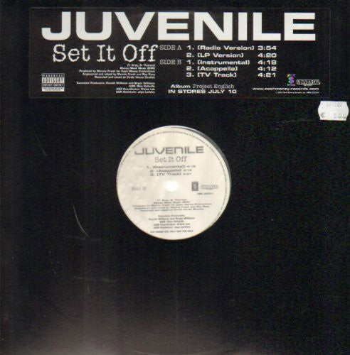 Juvenile: Set It Off (12-Inch Single)