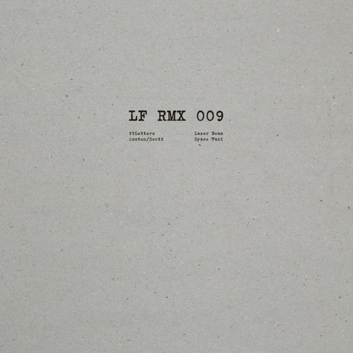 99Letters & Austen / Scott: LF RMX 009 (12-Inch Single)