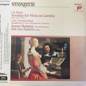 Anner Bylsma & Bob Van Asperen: Sonatas For Viola Da Gamba & Sonata In A (J.S. Bach & J.C.F. Bach) (Vinyl LP)