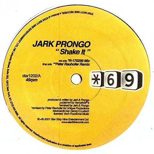 Jark Prongo: Shake It (Vinyl LP)