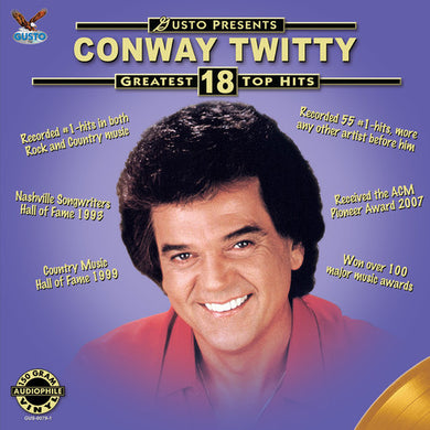 Twitty, Conway: Greatest 18 Top Hits (Vinyl LP)