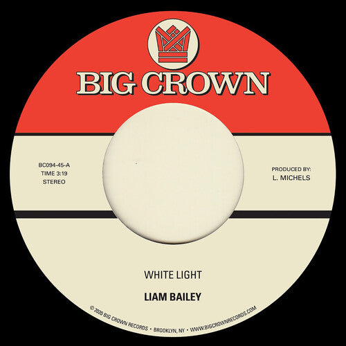 Bailey, Liam: White Light B/w Cold & Clear (7-Inch Single)