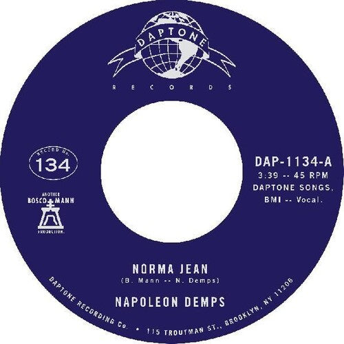Demps, Napoleon: Norma Jean / Norma Jean (Insturmental) (7-Inch Single)