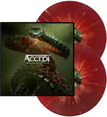 Accept: Too Mean to Die (Red w/ White Splatter) (Vinyl LP)