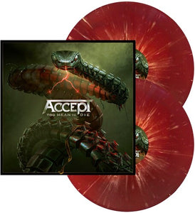 Accept: Too Mean to Die (Red w/ White Splatter) (Vinyl LP)
