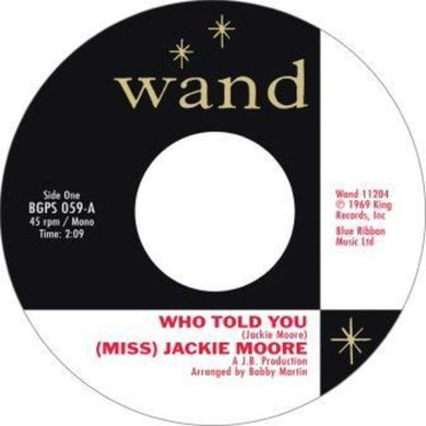 Moore, Jackie: Who Told You / Same Change (7-Inch Single)