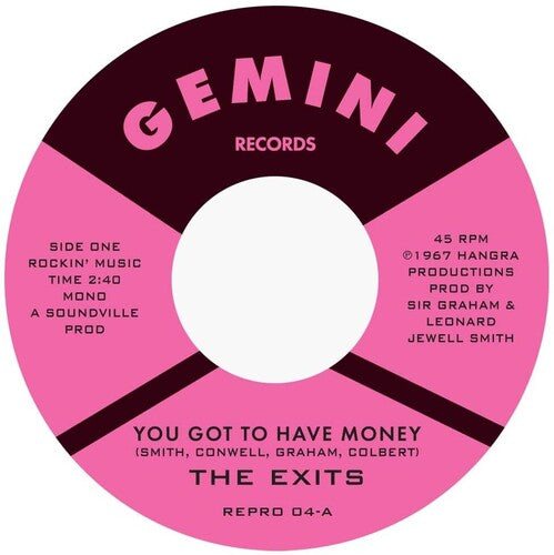 Exits: You Got To Have Money / Under The Street Lamp (7-Inch Single)