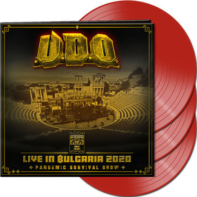 U.D.O.: Live in Bulgaria 2020 - Pandemic Survival Show (Red Vinyl) (Vinyl LP)