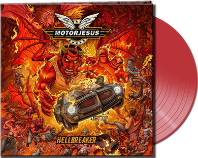 Motorjesus: Hellbreaker (Clear Red Vinyl) (Vinyl LP)