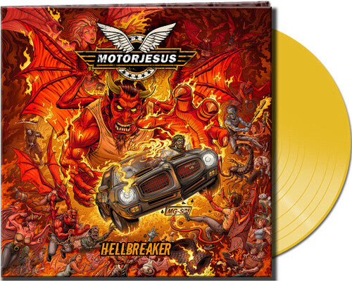 Motorjesus: Hellbreaker (Clear Yellow Vinyl) (Vinyl LP)