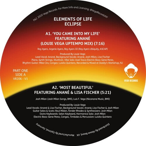Elements of Life: Eclipse Part 1 (Vinyl LP)