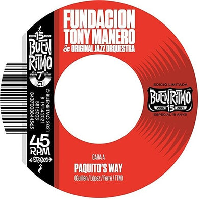 Fundacion Tony Manero & Original Jazz Orquestra: Paquito's Way (7-Inch Single)