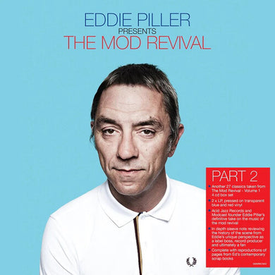 Eddie Piller: More Of The Mod Revival / Various [140-Gram Transparent Red & Blue Colored Vinyl]by Various Artists (Vinyl Record)