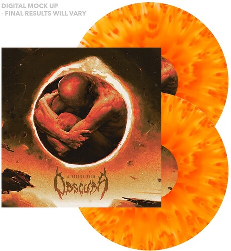 A Valediction (Cloudy Yellow Orange)by Obscura (Vinyl Record)