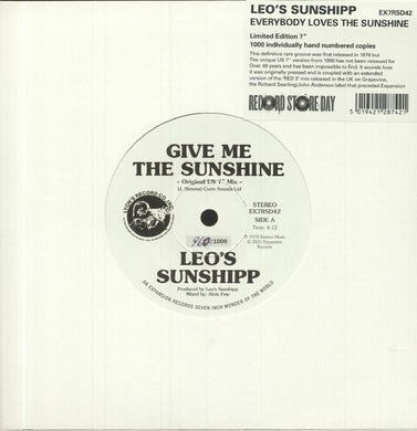 Leo's Sunshipp: Everybody Loves The Sunshine (7-Inch Single)