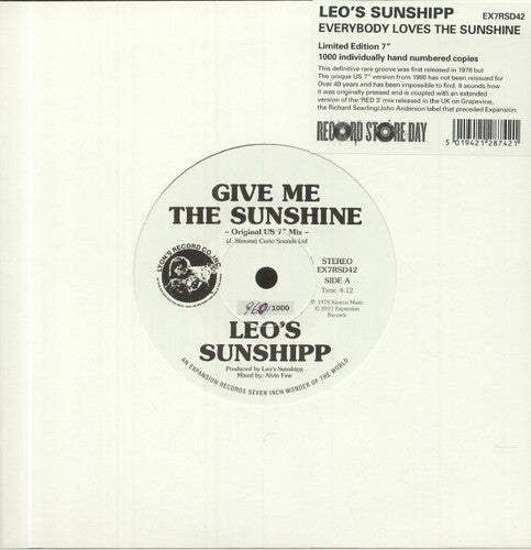Leo's Sunshipp: Everybody Loves The Sunshine (7-Inch Single)