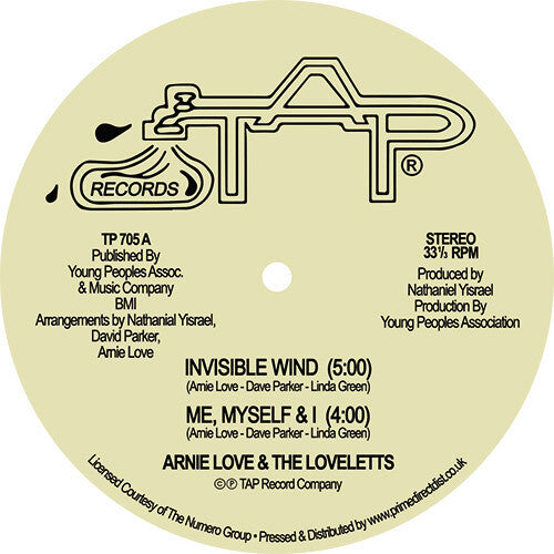 Love, Arnie: Invisible Wind (12-Inch Single)