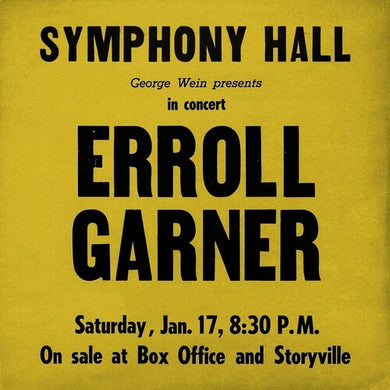 Garner, Erroll: Symphony Hall Concert (Vinyl LP)