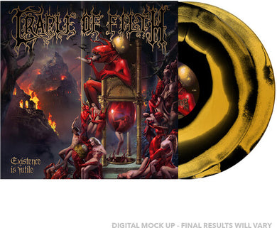 Cradle of Filth: Existence Is Futile (IEX) (Gold & Black Corona) (Vinyl LP)