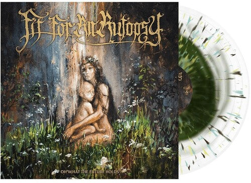 Fit for an Autopsy: Oh What The Future Holds (IEX) (Green in Clear w/ Yellow Blue & Brown) (Vinyl LP)