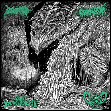 Blood Spore / Coagulate / Soul Devourment: 4 Dimensions Of Auditory Terror (Vinyl LP)