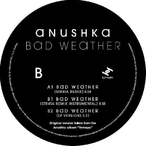 Anushka: Bad Weather / Str4ta Remix (Vinyl LP)