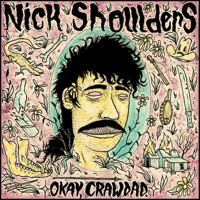 Shoulders, Nick: Okay Crawdad. (Chartreuse Green Swirl) (Vinyl LP)