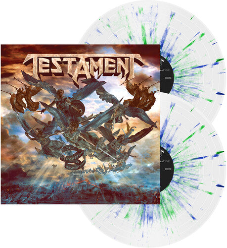The Formation of Damnation (White w/ Blue & Green Splatter)by Testament (Vinyl Record)