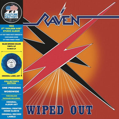 Raven: Wiped Out - Orange & Blue Smoke (Vinyl LP)