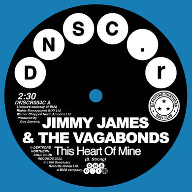 Jimmy James & the Vagabonds / Sonya Spence: This Heart Of Mine / Let Love Flow On (Blue) (7-Inch Single)