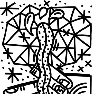 Chrisman: Makila - White W/black Splatter (Vinyl LP)