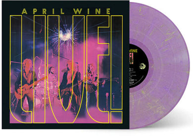 April Wine: Live! - Purple With Yellow Specs Vinyl 180G (Vinyl LP)