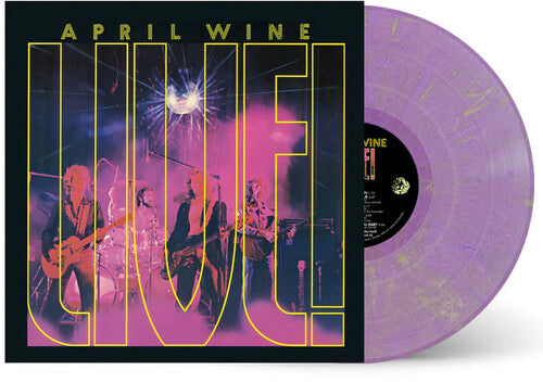 April Wine: Live! - Purple With Yellow Specs Vinyl 180G (Vinyl LP)