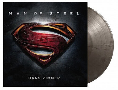 Hans Zimmer: Man Of Steel (Original Soundtrack) - Limited Gatefold, 180-Gram Silver & Black Marble Colored Vinyl (Vinyl LP)