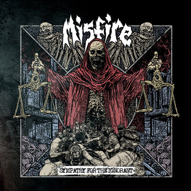 Misfire: Sympathy For The Ignorant - Clear base w/Ruby Splatter (Vinyl LP)